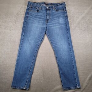 Lucky Brand 410 Athletic Slim Mens Blue Jeans Actual Size 36x28 Denim Pants
